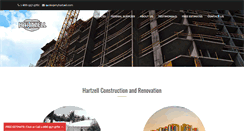 Desktop Screenshot of hartzellconstruction.com